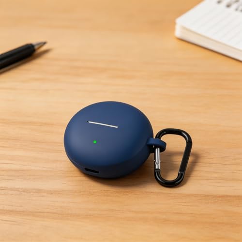 Thin Soft Silicone Protective Cover for Clip2 Wireless Ear Buds Case Antislip Grip - color: Black