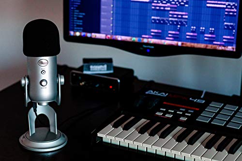 Foam Cover Windscreen for Blue Yeti Microphones | Ideal for Podcasting & Professional Recordings