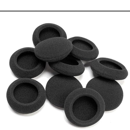 24 Pack 55MM Black Headphone Earpads Replacement Cushions | Soft Headset Ear Covers & Cushions, Universal Fit for Office Telephone Headsets, Daily Use & Maintenance