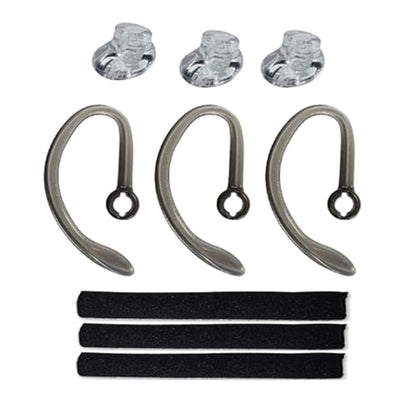 CS540 Eartips Set, Ear Hook Loops, Comfortable Ear Tips Foam Spare Ear Gels Secure Fit for Plantronics CS540 Savi W440 W740 W745 WH500 Headset 9pcs in a Box (Medium) - size: Medium