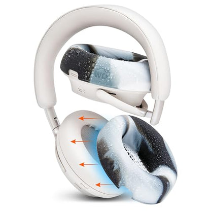 WC SweatZ QC Ultra - Patented Covers for Bose QuietComfort Ultra Gen 1 & 2 | Made by Wicked Cushions | Made with Premium Silicone, Sweatproof & Washable | Marble - color: Marble