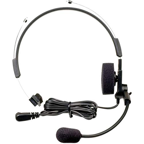 Motorola 53725 Single-Pin Talkabout Headset with Swivel Boom Microphone, Voice Activated Transmission (VOX) Capable, Compatible with TALKABOUT Radios