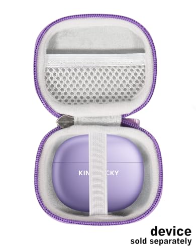 Case for King Lucky i121 Clip on Earbuds Open Ear 5.4 Headphones (Purple) - color: Purple
