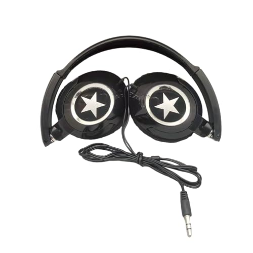 Wire Over Ear Headphones Studio Monitor & Mixing Stereos Headsets with 47inch Cable 3.5mm Plug for Mobile Isolation Headphones for Work