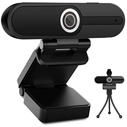 ToLuLu UHD 4K Webcam with Microphone, 8MP USB Computer Web Camera w/Tripod | and Privacy Shutter, External Webcam Pro Streaming Webcams PC Cam w/Mic Noise Reduction for Winsdows Mac OS Desktop Laptop - style: 4K Webcam with Cover & Tripod