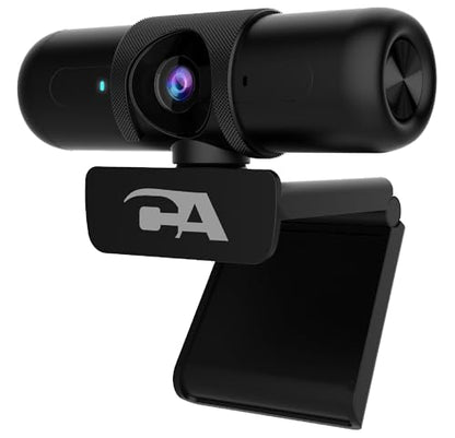 Cyber Acoustics WC-2000 1080p Webcam, Auto-Focus, Privacy Shutter | Omnidirectional Microphone, Universal Monitor Mount, 65-Degree Field of View, USB-A Plug-and-Play - size: WC-2000