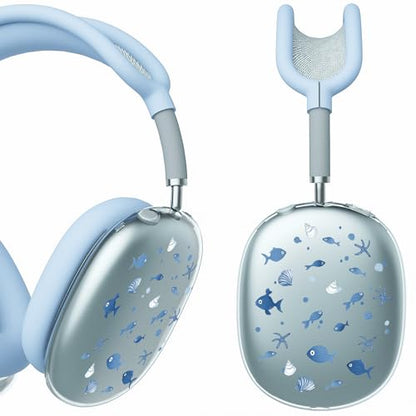 for AirPods Max Headphones Fish Ear Covers for AirPods Max 2 - color: Fish C/Blue