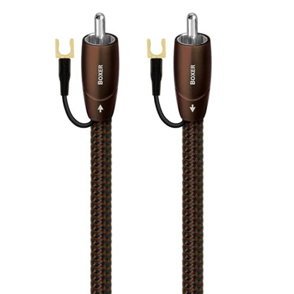 AudioQuest 2m Boxer RCA Audio Cable Black - Audio Cables (RCA, RCA, 2 m, Black) - size: 2 Meters