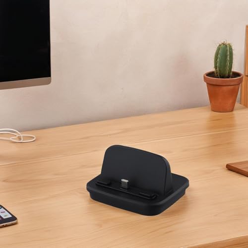 120W USB C Charging Dock Charging Station Phone Tablet Earbuds 6A Delivery Hub Compact ABS Desktop Organizer Portable Travel Black(Black)