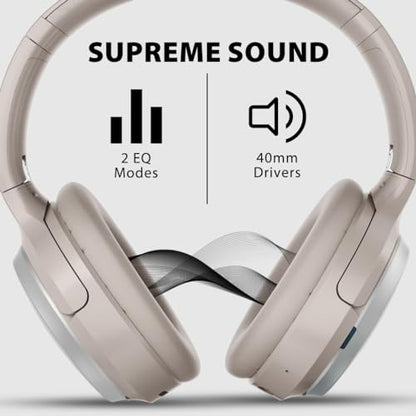 Avantree Sky Eon - ANC Travel Headphones with Airplane Adapter | Use on flights and phones with the included wireless adapter, active noise.