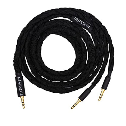 Linsoul Tripowin GranVia Upgraded OFC Headphone Replacement Cable - color: Black, size: 2m