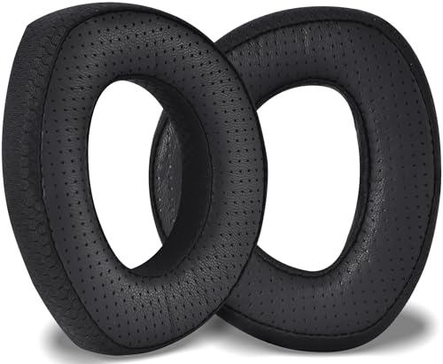 Lukvcoe Lambskin Replacement Ear Pads for Sennheiser HD700/HD 700 Headphones – EarPads Cushions with Durable Mesh Fabric & Noise Isolation Memory Foam (Lambskin - Black)