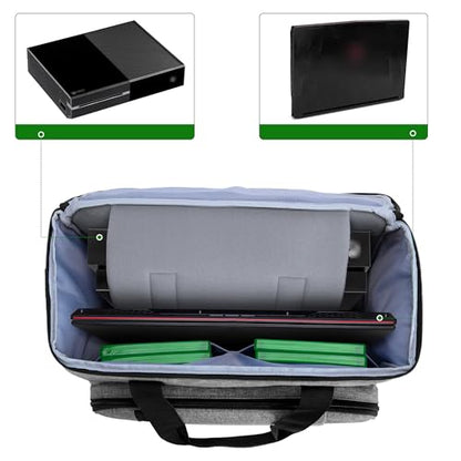 CURMIO Game Console Case Compatible with Xbox Series S/One/One S/One X/360