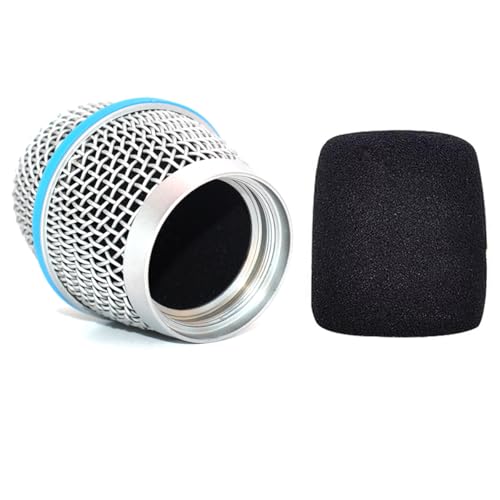 2 PCS Replacement Microphone Ball Head Mesh Grille for SHURE Beta87 Beta87A Beta87C SM86 SM87 SM87A Wired/Wireless Microphone