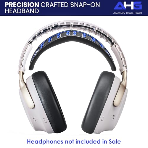 AHG Accessory House Global QC Ultra Replacement Ear pad and Headband Pad Kit Cushion Compatible with Bose QuietComfort Ultra Wireless Headphones (Black). Easy DIY Installation + Great Comfort