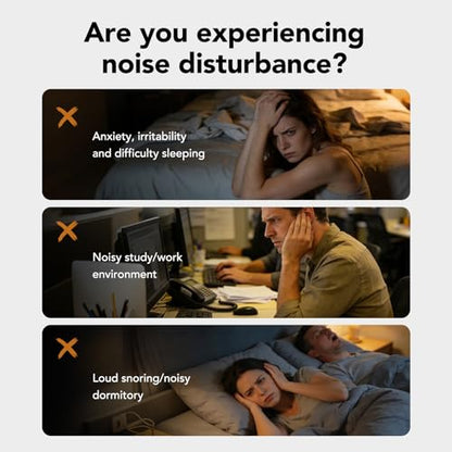 MINISO MS217 Sleep Earbuds, 4-1 Translation Earbuds with 165 Language & 8 Mode, Passive Noise Cancelling for Side Sleepers, Soft and Snug Fit, Stable Wireless Bluetooth 6.0 for Sleep, Work, Learn