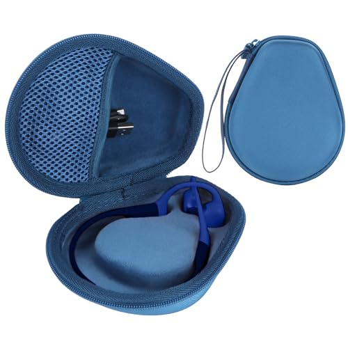 Case for SHOKZ OpenRun Pro2/Mini/1/OpenMove/OpenSwim Headphones | Open-Ear Bone Conduction Sport Headphones Accessories, For Standard and Mini, Travel Friendly - color: Dark Blue Case