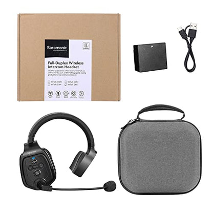 Saramonic WiTalk-SRH | Single-Ear Wireless Intercom Remote Headset for The WiTalk Intercom System & Carry Case - size: Single-Ear Remote Headset