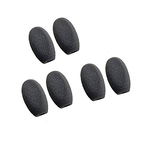 Global Teck Worldwide Foam Gaming Microphone Windscreen Covers 6pk I Compatible with Headphones by Turtle Beach Recon, Elite Pro, Sades SA708, Logitech Prodigy, Kotion G2000, 8740-06 - color: 6-pack