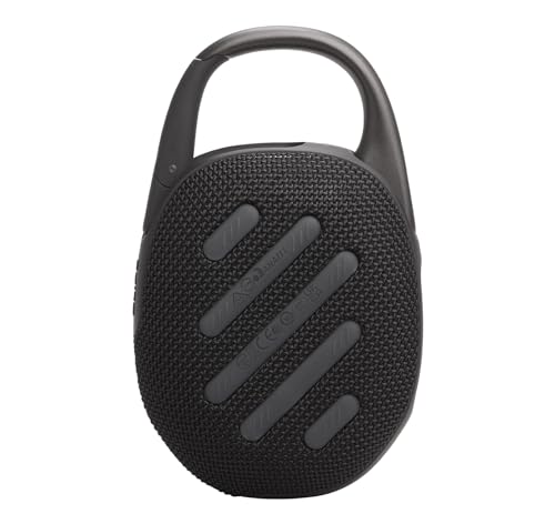 JBL Clip 5 Bluetooth Speaker and divvi! Protective Case - Black - color: Black