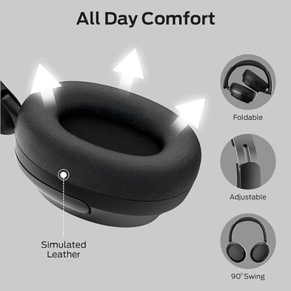 Monster Persona 3rd ANC Wireless Headphones, Premium Noise Cancelling with Bluetooth 5.4, Ultra-Light Foldable Over Ear Headphones, HD Voice Clarity, 70H Battery Life, Multi-Point Pairing, Comfort Fit
