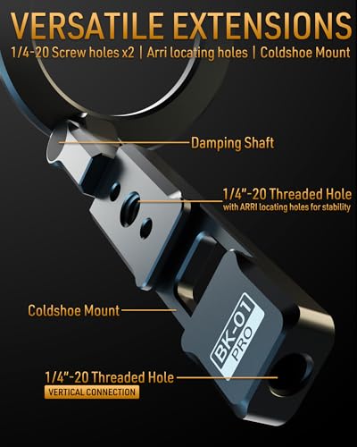 MOSENVKA Magnetic Phone Tripod Mount With 1/4" Hole&Cold Shoe,Foldable Travel Phone Stand Smartphone Tripod Adapter for iPhone Cell Phone Stand Holder for Desktop Video Live Streaming Vlogging Filming