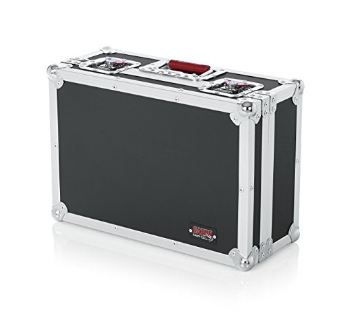 Gator Cases G-TOUR Series Road Case with Foam Drops for (15) Wired Microphones & Accessory Storage (G-TOUR M15) - size: 12.25 x 9.50 x 8.00 inches