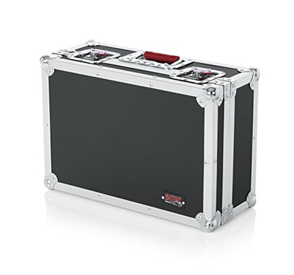 Gator Cases G-TOUR Series Road Case with Foam Drops for (15) Wired Microphones & Accessory Storage (G-TOUR M15) - size: 12.25 x 9.50 x 8.00 inches