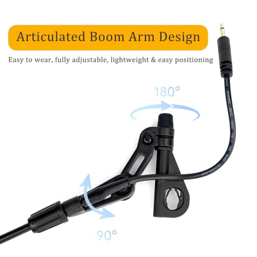 EARMOR S10 Noise Canceling Boom Microphone for M31 Plus Tactical Headset | Need to buy an extra Earmor S27-Y Cable for use with the M31 Plus Headset