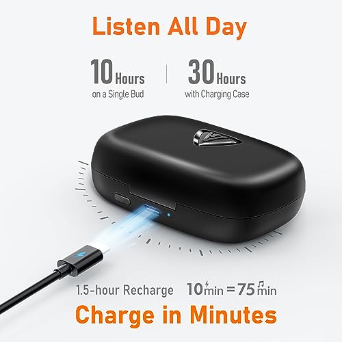 Audiovance OpenComfy 301 Wireless Bluetooth Open Ear Headphones for Running - color: 3-CF301
