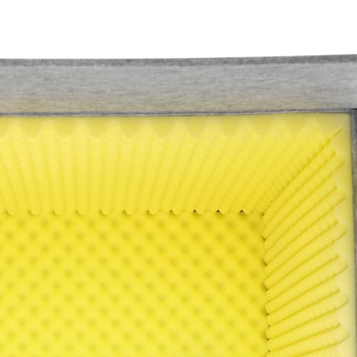 Desktop Soundproof Cover, 80x80cm Portable Vocal Isolation Booth with Acoustic Foam, Microphone Isolation Booth Cube, Noise Reducing Shield for Microphone, Streaming, and Office Privacy (Yellow.) - color: Yellow.