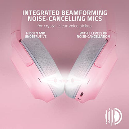 Razer Barracuda Wireless Gaming & Mobile Headset, 2.4GHz + Bluetooth, Pink - color: Pink, size: Standard, style: Barracuda