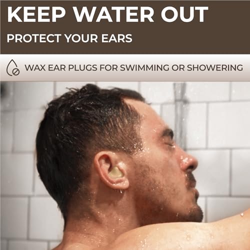 Peace&Quiet PQ Silicone Ear Plugs for Sleeping - 15 Wax Earplugs for Sleep and Swimming Ear Plugs, Soft Ear Covers for Sleeping and Water, Noise Cancelling 32Db, (15 Pillows), Skin Tone - color: Skin Tone