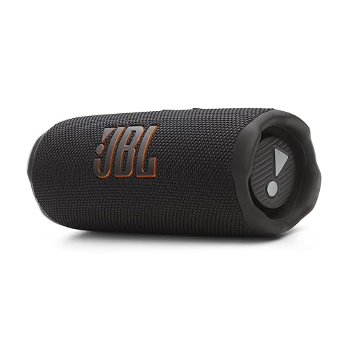JBL Flip 7 Portable Bluetooth Speaker, Waterproof and Drop-Proof - Black | Up To 16 Hours Playtime, IP68 Dustproof Build, Clip-On Loop, USB C Lossless Audio, Links With Other Speakers For Outdoor Use - color: Black