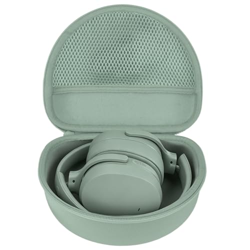 Case for Skullcandy Hesh Evo/Hesh ANC/Crusher ANC 2 Headphones | Hard Shell Shockproof, Portable Headphone Storage, Mesh Bag Organizer, Lightweight Travel - color: Preppy Sage Case