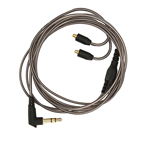 Yosoo Health Gear Replacement Earphone Cable For Mmcx Headphones, Mmcx Cable Tinned Copper Hifi 3.5Mm Elbow Cable, Mmcx Ers 3, 5 Mm For Mmcx Headphones, Tinned Copper Hifi 3.5Mm Elbow Cable