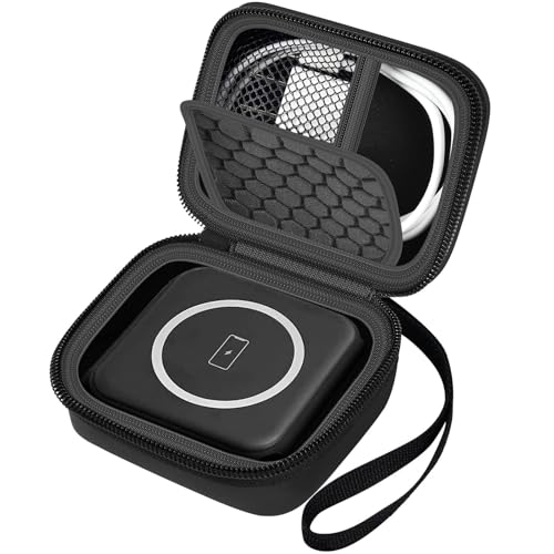 Hard Case for UCOMX/Hicober 3-in-1 Charger, Box Only | Hard shell case for UCOMX, Hicober, Iseyyox, LISEN and RTOPS 3-in-1 charger users, with divider and mesh pocket - color: Black