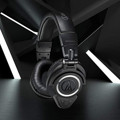 Deco Gear Bluetooth Adapter for Audio-Technica M50X Studio Headphones w Bundle