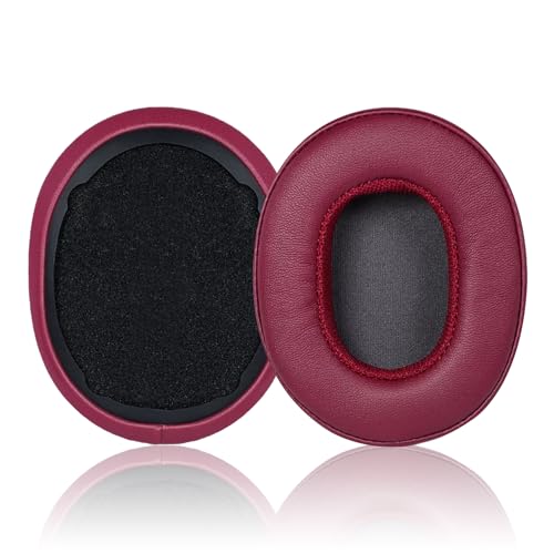Replacement Ear Pads for Skullcandy Crusher Wireless/Evo/Hesh ANC/EVO/Crusher ANC, Headphones Ear Cushions Covers for Skullcandy Venue Wireless ANC Headset Accessories Ear Cups Repair Parts (Burgundy) - color: Burgundy