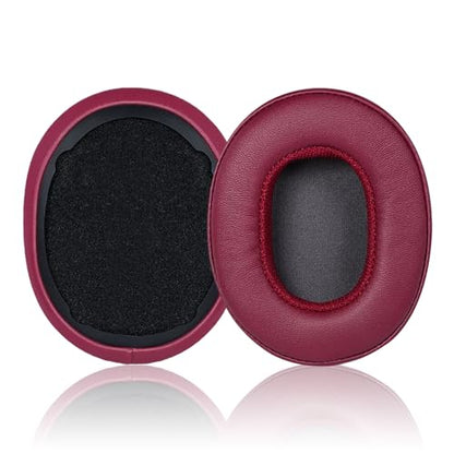 Replacement Ear Pads for Skullcandy Crusher Wireless/Evo/Hesh ANC/EVO/Crusher ANC, Headphones Ear Cushions Covers for Skullcandy Venue Wireless ANC Headset Accessories Ear Cups Repair Parts (Burgundy) - color: Burgundy