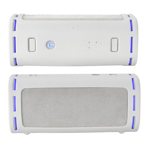 Silicone Case for Sony ULT Field 5 Speaker, Shockproof Cover | Precision fit for Sony ULT Field 5 speaker, shockproof silicone sleeve, non-slip grip, easy-clean, lightweight. - color: White