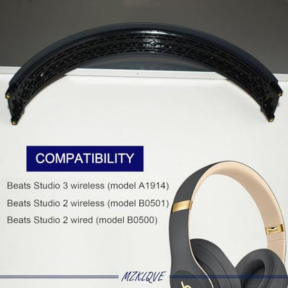 Studio 3 Headband - Replacement Parts for Beats Studio3, Studio 2 Wired/Wireless Headphones (Grey Gold) - color: Grey Gold