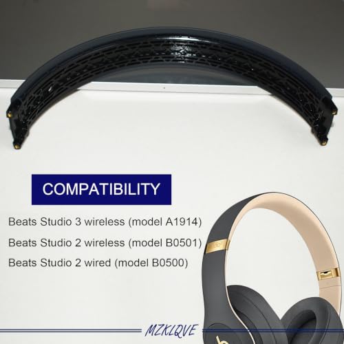 Studio 3 Headband & Hinge - Replacement Parts Accessories Repair Kit for Beats Studio 3 Headphone (Grey Gold) - color: Grey Gold
