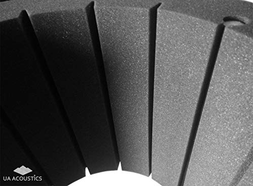 Reflection Filter Portable Microphone Vocal Booth/Pro audio Isolation Shield «Airscreen Filter», Acoustic Foam Microphone Screen