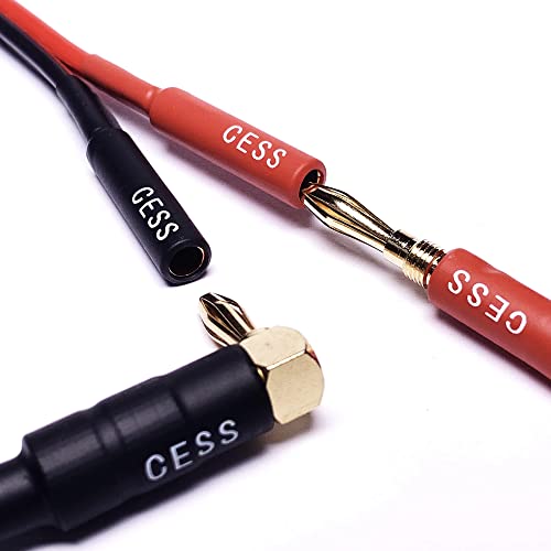 CNCESS Banana Male to Female Extension Cable, 3 ft, 2-Pack - size: 3 Feet