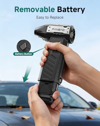 Electric Air Duster with 2 Swappable Battey Pack