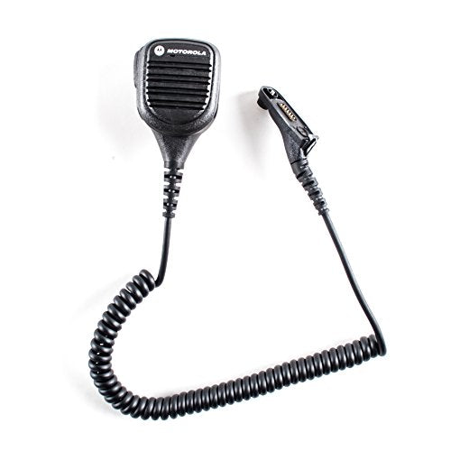 Motorola PMMN4050A Large Remote Speaker Microphone with Noise-Cancelling Feature (Black) - color: PMMN4050A