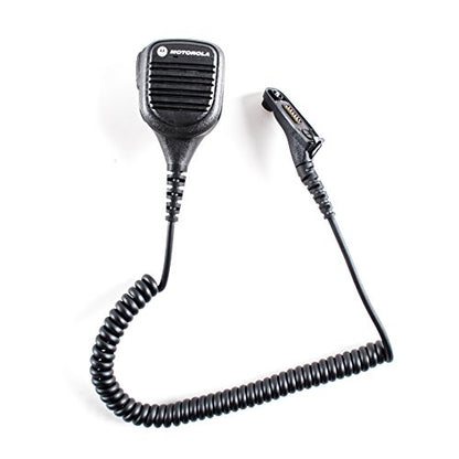 Motorola PMMN4050A Large Remote Speaker Microphone with Noise-Cancelling Feature (Black) - color: PMMN4050A