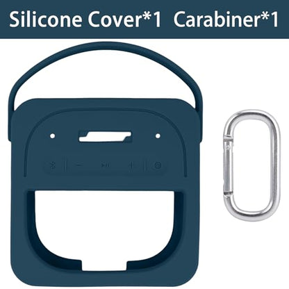 Silicone Cover for Bose SoundLink Micro 2nd Bluetooth Speaker | Scratch-resistant, Unhindered Sound, Silicone Construction, Portable Carrying Silicone Cover, Twilight Blue Silicone Cover - color: Twilight Blue Cover