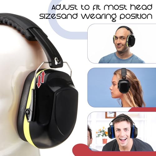 12 Pcs Kids Ear Protection Noise Cancelling Headphones Ear Muffs Bulk 27db Adults Shooting Earmuffs Noise Reduction Hearing Protection for Gun Range - size: Universal Fit (kids & Adults), style: Shooting Style